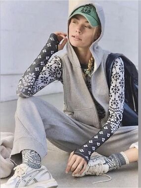 Last 1!! Free People x FP Movement Set Go Onesie Jumpsuit in Gray